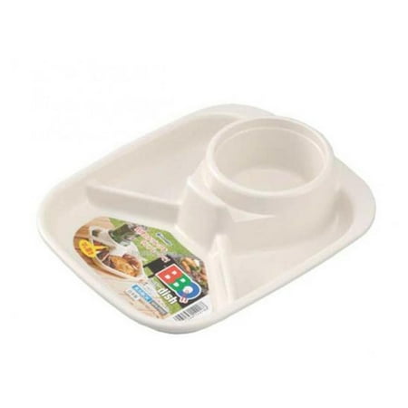 

Divided Food Plate|Unbreakable Multi-functional Plate for Food|Divided Food Storage Rake Tray Container for Weddings Parties Barbecues Home Use