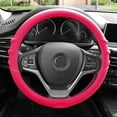 thumbnail image 4 of FH Group Universal Fit Silicone Steering Wheel Cover Grip Marks w/ Magenta Dash Mat Magenta for Auto FH3003MAGENTA-FH3011MAGENTA, 4 of 5
