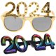 thumbnail image 5 of GOOHOCHY 2 uds Año Nuevo 2024 anteojos suministros para fiestas 2024 fiesta de Año Nuevo gafas de sol divertidas gafas de novedad, 5 of 7
