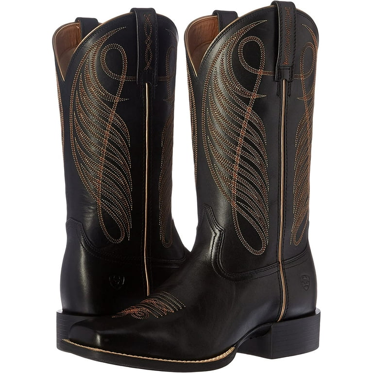 Ariat women's black square toe boots sale