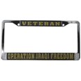 thumbnail image 1 of Mitchell Proffitt Operation Iraqi Freedom Veteran License Plate Frame, 1 of 3
