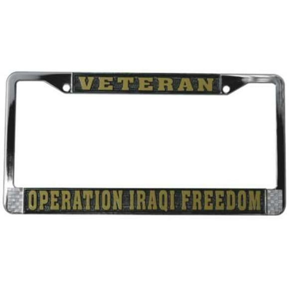 Mitchell Proffitt Operation Iraqi Freedom Veteran License Plate Frame