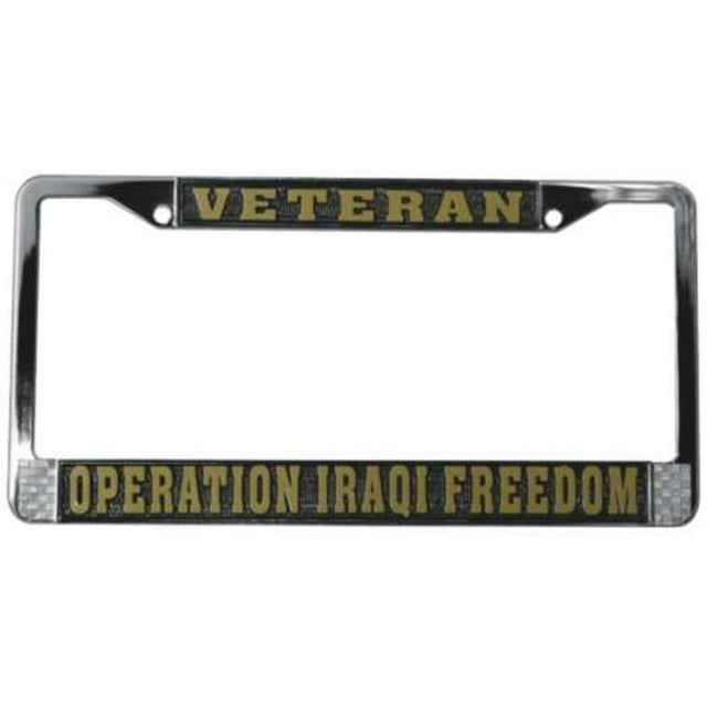 Mitchell Proffitt Operation Iraqi Freedom Veteran License Plate Frame