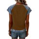thumbnail image 5 of Camiseta de Moda de Verano de Color Sólido de Cuello Redondo de la Camiseta de la Mujer de Manga Corta de la Camiseta de la Camiseta de la Camiseta de la Camiseta de la Camiseta de la Camiseta de la, 5 of 7