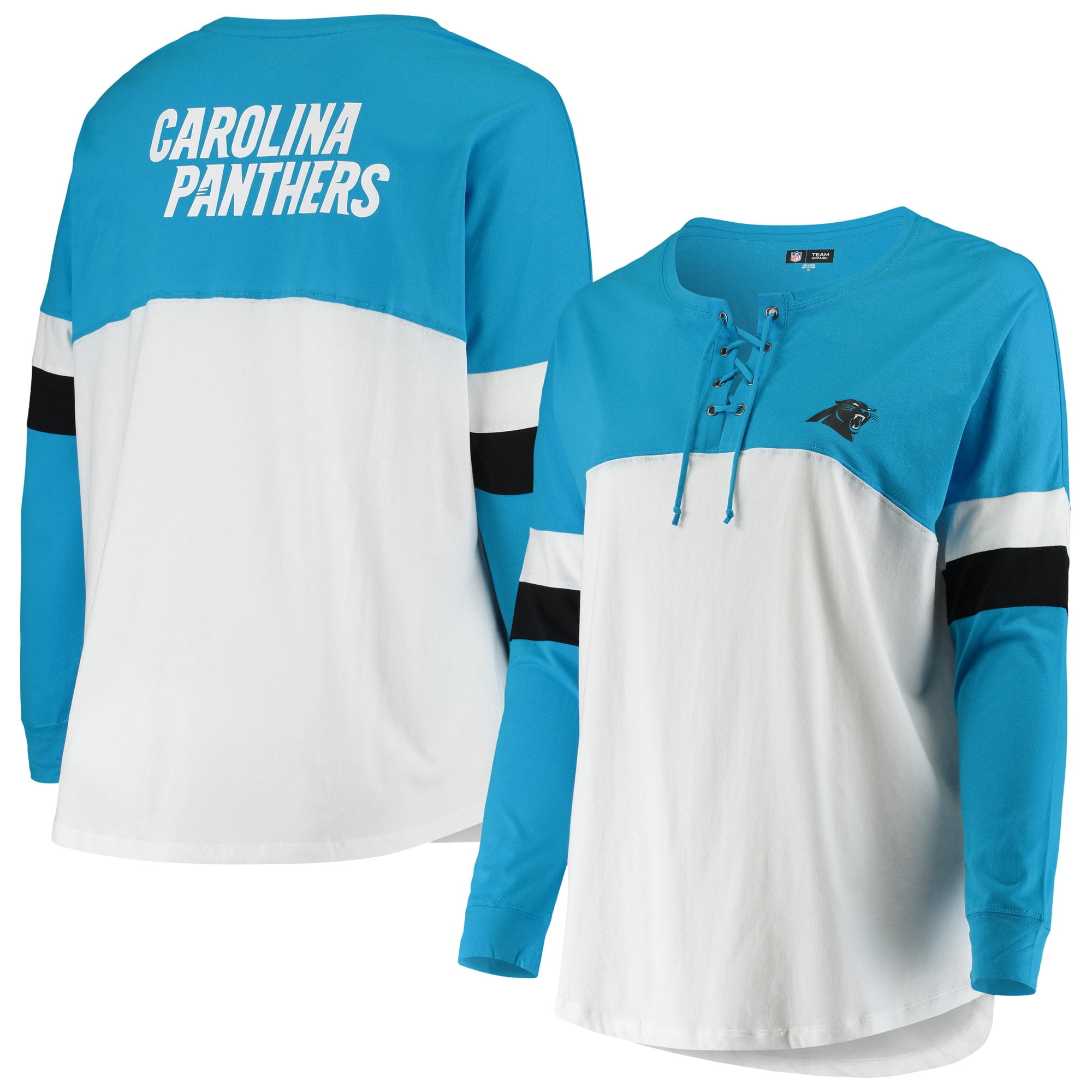 Carolina Panthers Vineyard Vines Whale Helmet Long Sleeve T-Shirt