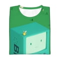 thumbnail image 7 of Adventure Time Robot Teen T-Shirt Crewneck Short Sleeve Double-Sided Print Summer Tee Shirts Top For Youth Boys Girls Children X-Large, 7 of 7