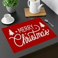 thumbnail image 4 of Grrvtrz Cotton and Linen Placemats Christmas Table Decorations Insulation Mats Kitchen and Dining Room Waterproofs Mats,Decoration Supplies,Home Decor, 4 of 5