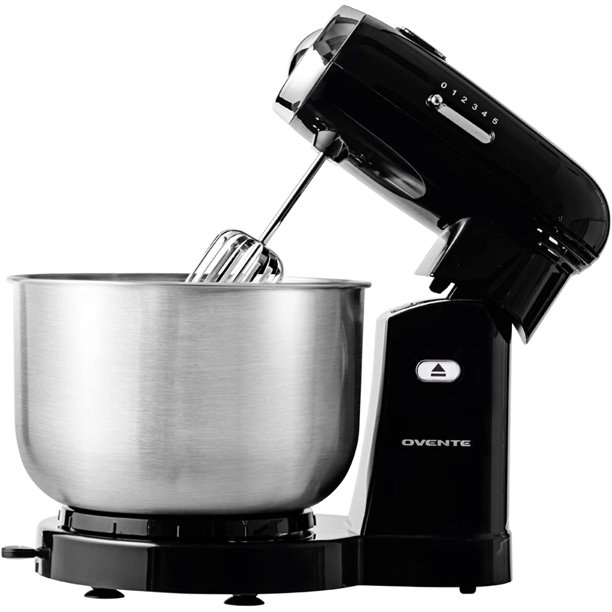 Ovente Electric Kitchen Stand Mixer with 3.5Quart Removable Stainless