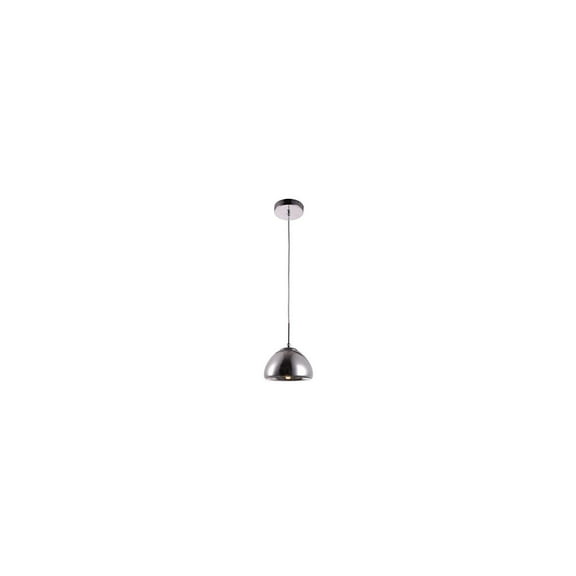 Elegant Lighting LDPD2019 5 x 7 in. Reflection 1 Light Chrome Pendant