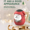 thumbnail image 5 of Santa Claus Bluetooth Speaker - Portable Mini Speaker with FM Radio, TF Card Support, 3W Stereo Sound, LED Lights for Indoor Outdoor Use Red, 5 of 9