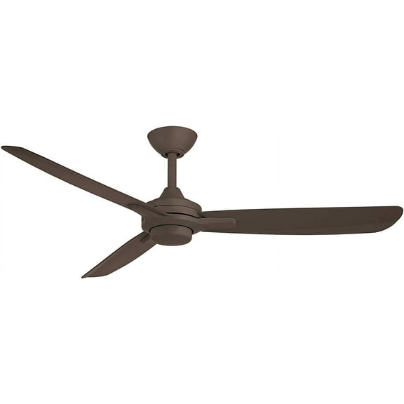 Minka Aire F727-ORB/ORB Rudolph 52" 3-Blade Ceiling Fan in Oil Rubbed Bronze with Oil Rubbed Bronze Blades & Wall Control