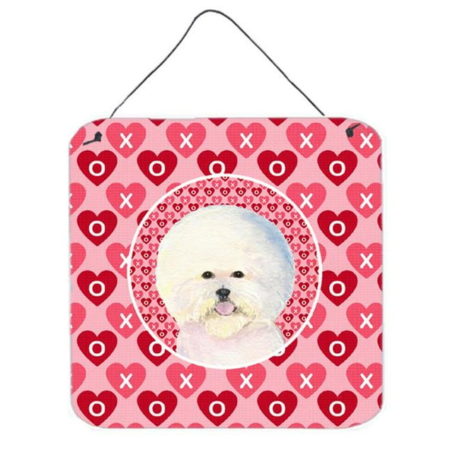 Bichon Frise Aluminium Metal Wall Or Door Hanging Prints