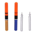 thumbnail image 1 of 2 Pcs LED Bobbers Night Lighted Plastic Bright Colors Fishing Floats for Night Fishing, 1 of 6