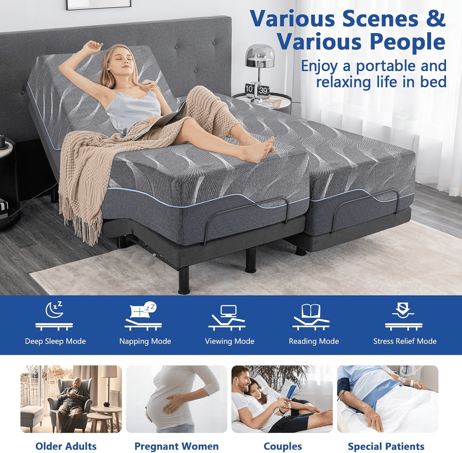 Twin XL 14-inch Gel Memory Foam Medium Comfort Mattress in a Box