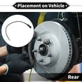 thumbnail image 3 of 1pc Sensor de desgaste de pastilla de freno trasera para FORD TRANSIT 2012-2015 No.BK212N248BA Goma TPU Negra, 3 of 6