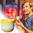 thumbnail image 2 of VGFVFSKGA 5oz Ceramic Tea Cup Fired Semi Glazed Coffee Mug Pottery Coffee Cup Colorful Tea cup for Home Table Holiday Gifts, 2 of 8
