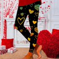 thumbnail image 2 of Tosmy Leggings For Women Valentine's Day Women's Valentine Print Exercise Yoga Leggings Casual Comfort Leggings Home Pants, 2 of 6