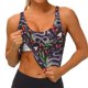 thumbnail image 3 of Fotbe Snakes And Snake Fruit Sujetador Deportivo Largo sin Aros para Mujer con Almohadillas y Soporte Medio, Transpirable y Absorbente, Camiseta Tipo Chaleco o Tank Top-X-Large, 3 of 8