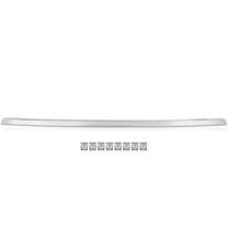 CROSSDESIGN Silver Hood Molding Trim Chrome Fit for 2011-2014 Chevy Silverado 2500 HD 3500 HD