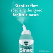 Vicks Sinex Childrens Saline Nasal Spray, Drug-Free Nasal Decongestant for Kids Sinus Relief, 5 oz