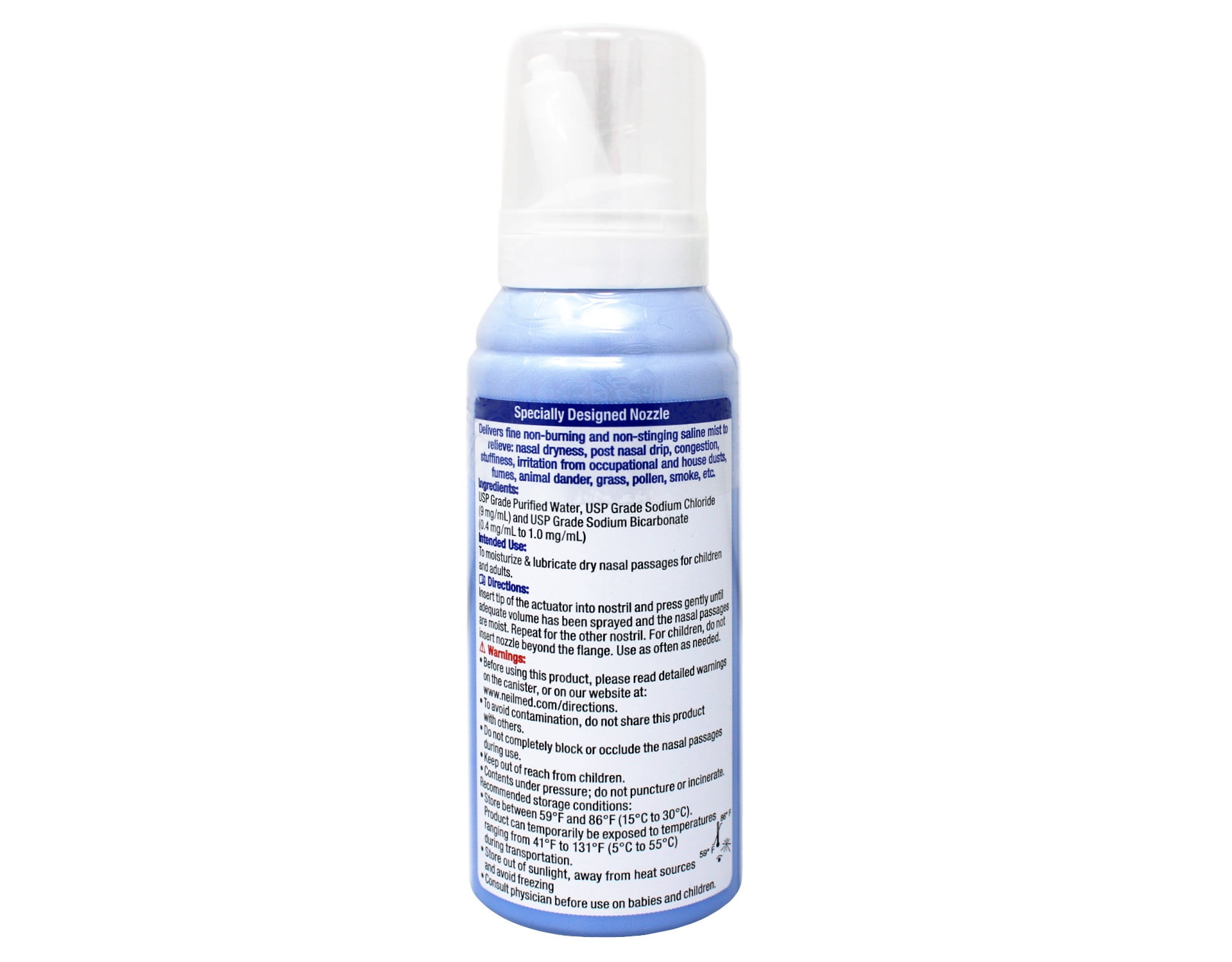 Nasamist Saline Spray Isotonic 75 ml (Pack of 3)