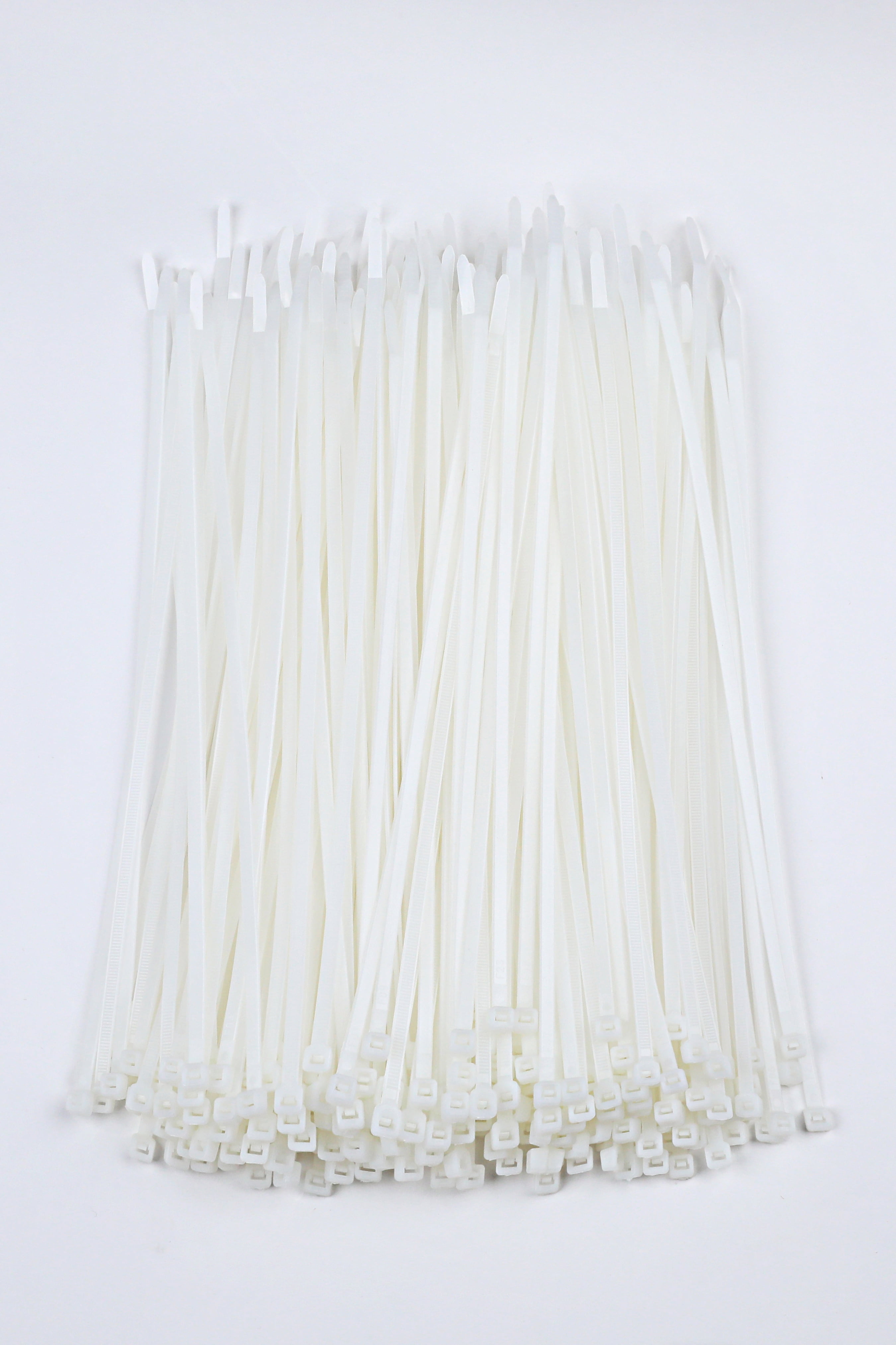 (2 pack) Hyper Tough 11inch Cable Tie Natural 250Pcs