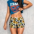 thumbnail image 3 of Fotbe Cute Cow Print Sunflower D Shorts Sin Costuras – Shorts Deportivos de Cintura Alta para Mujer, Elásticos para Gimnasio, Yoga, Running o Ciclismo-Medium, 3 of 8