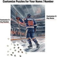thumbnail image 2 of Wooden Jigsaw Puzzles for Adults - Custom Name and Number on (St. Louis) Ice Hockey Player Art Photo - 300 500 1000PCS Puzzles Game Home Wall Decor, 2 of 5