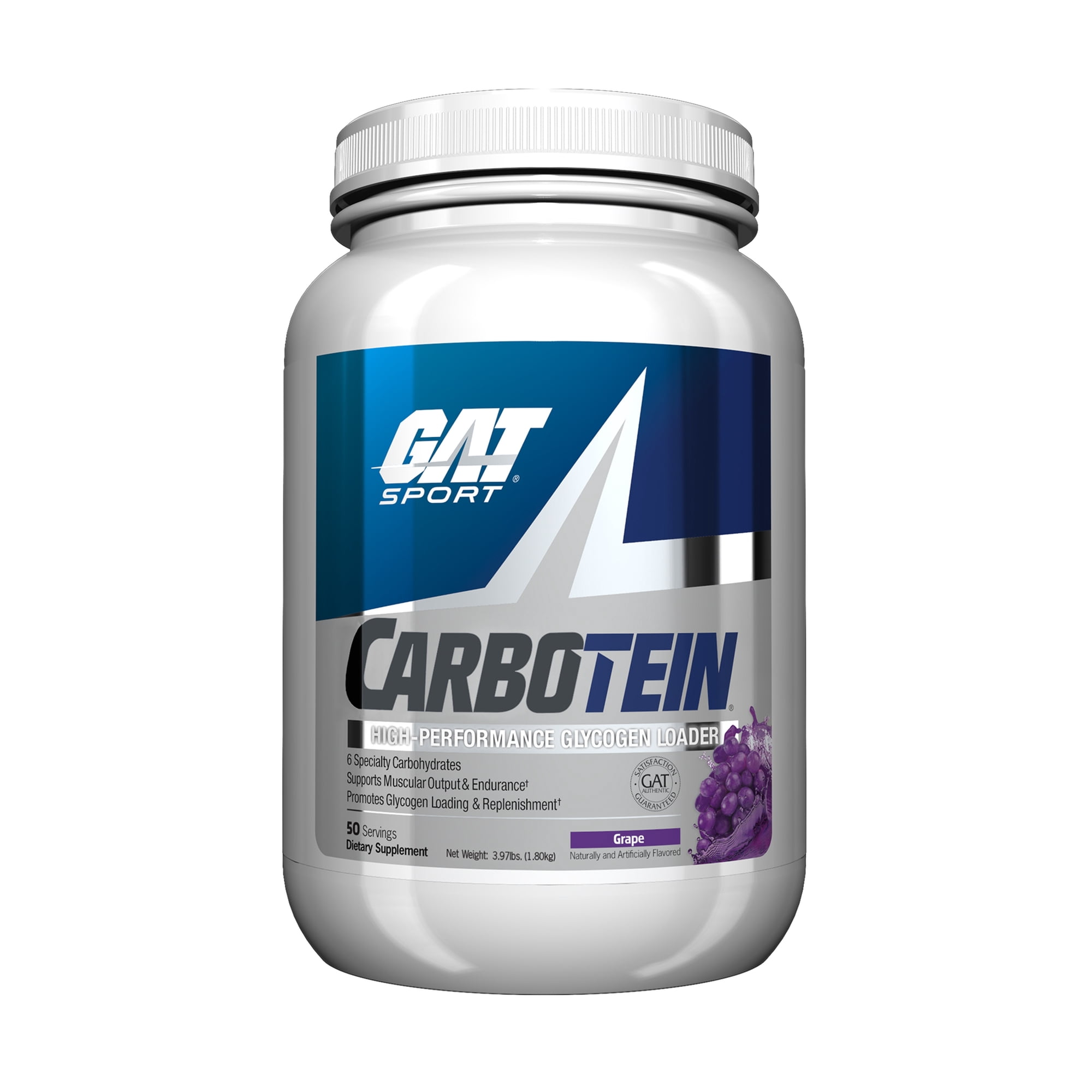 GAT SPORT CARBOTEIN, Grape, 3.97 lbs (50 Servings)