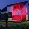 thumbnail image 4 of Northlight Spiderweb with Falling Spiders Halloween Outdoor Light Projector - 7", 4 of 10