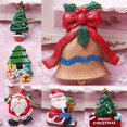 thumbnail image 2 of Pegatinas magnéticas, imanes de coche de reno de Papá Noel para refrigerador de coche de Navidad, 2 of 5