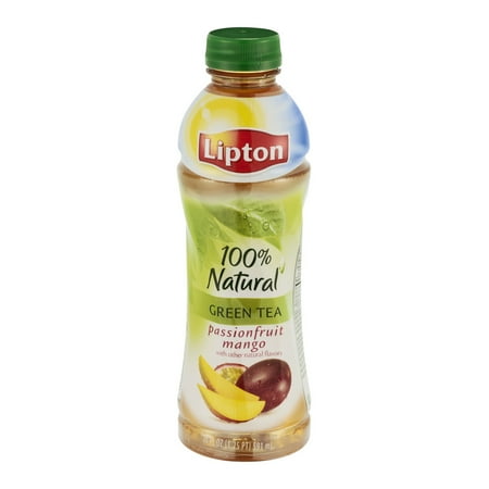 Lipton 100% Natural Green Tea Passionfruit Mango, 20.0 FL OZ