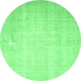 thumbnail image 1 of Ahgly Company Indoor Round Persian Emerald Green Traditional Area Rugs, 5' Round, 1 of 4