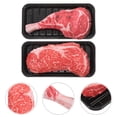 thumbnail image 3 of 2 Sets Realistic Artificial Beef Tomahawk Steak Model for Home Decor Scene Photo Props High Simulation Steak Meat Ornament, 3 of 7