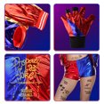 thumbnail image 5 of Disfraz de Quinn suicida para niñas, chaqueta con costuras de Harley, pantalones cortos, camisa, guantes, accesorios, disfraz de Halloween para Purim del equipo infantil, 5 of 5