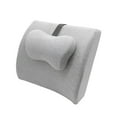 thumbnail image 2 of Esquirla Office Chair Back Support Breathable Back Support for Couch Gaming Chair Car light gray, 2 of 8