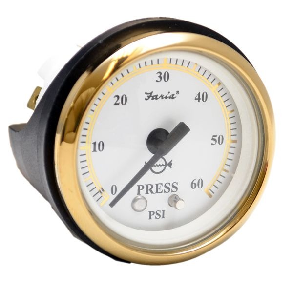 Faria OP1121A Heritage Series Boat Water Pressure Gauge