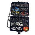 thumbnail image 2 of 177pcs Terminal Tackle Kits, Fresh and Saltwater, Bass/Panfish/Trout Fishing Tackle Kits, Fishing Gear, Fishing Lures, Fishing Accessory Kit w/Tackle Box, Hooks/Weights/Sinkers & Rigs, 2 of 8