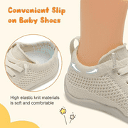 Barerun Baby Knit Breathable Non-Slip Comfortable Walking Shoes for Newborns