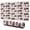 Red Christmas Farm, variant on Long Mouse Pads for Desk,Red Christmas Folk Pattern Desk Mats on Top Of Desks, Desk Mouse Pad Extra Large with 3mm Non-Slip Base and Stitched Edge for Gaming,Office,Work,Home 31.5x11.8in