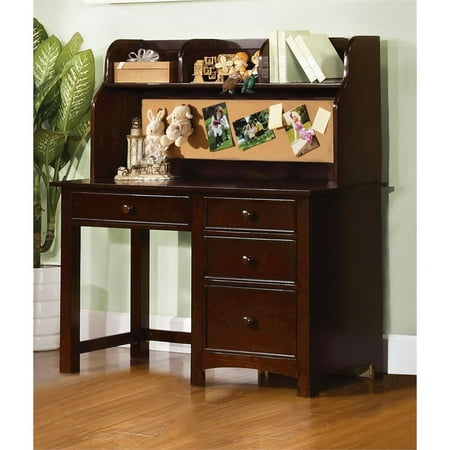 Furniture Of America Ruthie Modern Kids Desk With Hutch In Cherry