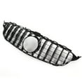 thumbnail image 1 of Front Bumper Grill, Guard Front Mesh Grille Anti Fading Decorative Protection  For Car Modification Gloss Black, + Black, 1 of 8