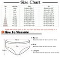 thumbnail image 2 of YABCSAZ Womens Hipster Panties High Waisted Cotton Print Bikini Brief Underwear Hip Lift Tummy Control Soft Strench Breathable Pants, 2 of 7
