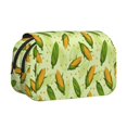 thumbnail image 1 of Disketp Fresh Corn Estuche de Lápices de Doble Capa con Tapa Abatible y Cremallera, Organizador Escolar para Adolescentes y Adultos, 1 of 7