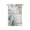 White, variant on Beach Coastal Door Curtains for Door Window,French Sidelight Front Back Door Curtains With Tieback,Summer Nautical Coral Shell Botanical Vintage Kitchen Rod Pocket Drapes Privacy Window Blind 25"x40"