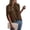 Brown, variant on Zeagoo Womens Blouses Dressy Casual Mock Neck Batwing Sleeve Tops Loose Fit Tie Back Summer Tunic Tops