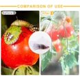 thumbnail image 5 of 50 x Bolsas protectoras para frutas, bolsas de protección para uvas, bolsas de organza reutilizables para jardín con cordón para protección contra avispas y pájaros, 30 cm x 20 cm, blancas, 5 of 5