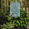 thumbnail image 2 of Carolines Treasures BB5465GF You Dont Have to Be Rich To Travel Flag Garden Size  Small multicolor, 2 of 3