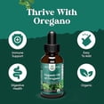 thumbnail image 5 of Organic Oregano Oil Drops - Super Concentrated Liquid Oil of Oregano with Carvacrol 60% for Digestion & Immune Support - Liquid Herbal Extract Tincture for Immune Strength & Healthy Intestines, 5 of 9
