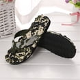 thumbnail image 5 of Men's Camouflage Flip Flops Non Slip Quick Dry Summer Beach Slippers Lightweight Comfortable Thong Sandals For Men Footwear Summer Beach Walking Thong Cushion Sandals Slip On Indoor Outdoor, 5 of 8